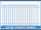 Level Picket Fence